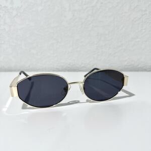 Sojos Retro Woman’s Oval Trendy Gold Sunglasses UV400